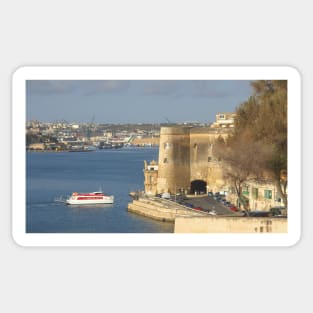 Grand Harbour, Valletta, Malta Sticker